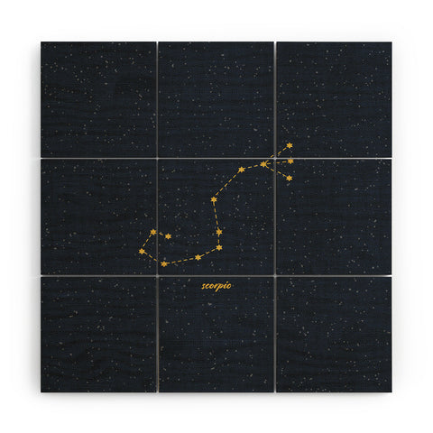 Holli Zollinger CONSTELLATION SCORPIO Wood Wall Mural