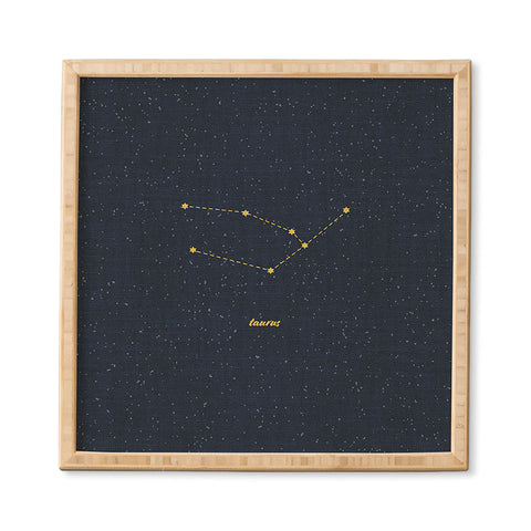Holli Zollinger CONSTELLATION TAURUS Framed Wall Art