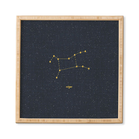 Holli Zollinger CONSTELLATION VIRGO Framed Wall Art