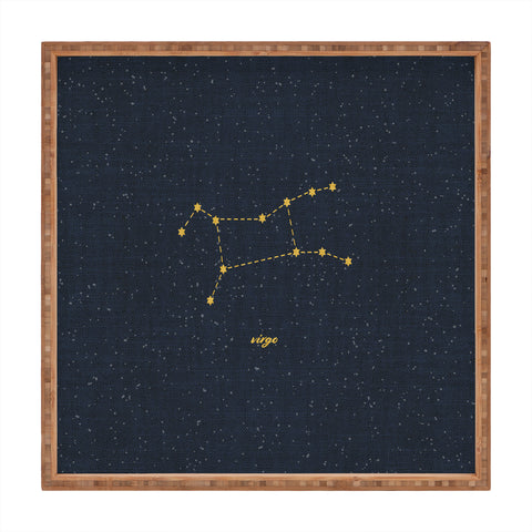 Holli Zollinger CONSTELLATION VIRGO Square Tray