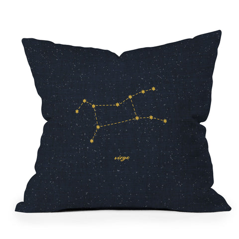 Holli Zollinger CONSTELLATION VIRGO Throw Pillow