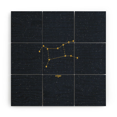 Holli Zollinger CONSTELLATION VIRGO Wood Wall Mural
