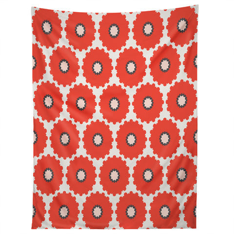 Holli Zollinger Coral Pop Tapestry