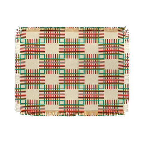 Holli Zollinger Cross Hatch Color Throw Blanket