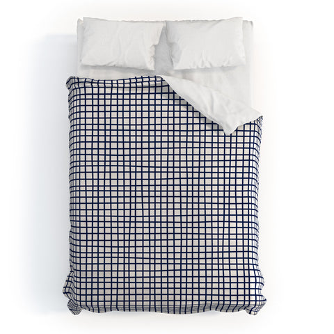 Holli Zollinger Cross Lines Duvet Cover