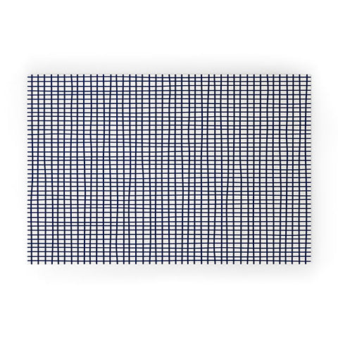 Holli Zollinger Cross Lines Welcome Mat