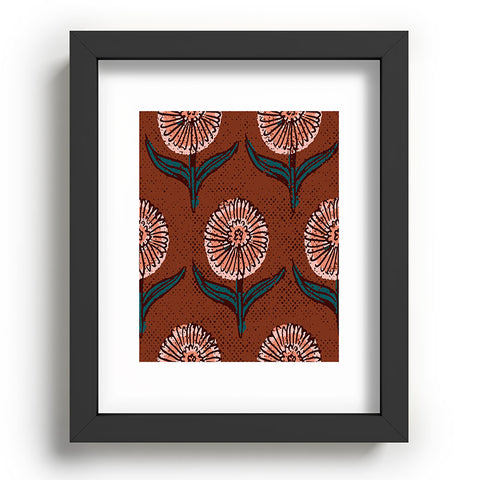 Holli Zollinger DAHLIA FLOWER Recessed Framing Rectangle