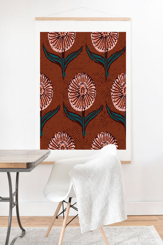 Holli Zollinger DAHLIA FLOWER Art Print And Hanger