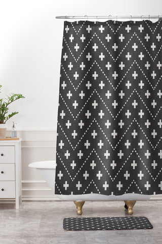 Holli Zollinger Dash And Plus Shower Curtain And Mat