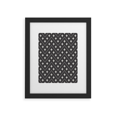 Holli Zollinger Dash And Plus Framed Art Print