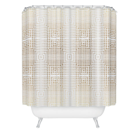 Holli Zollinger DECO GOLD Shower Curtain