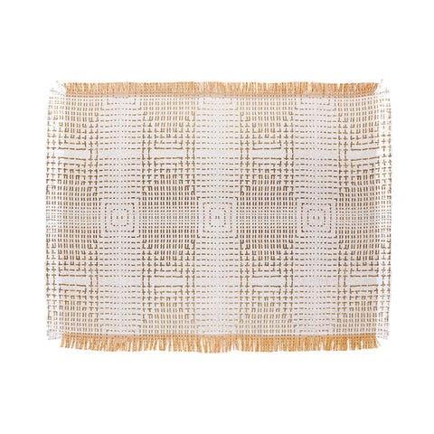 Holli Zollinger DECO GOLD Throw Blanket