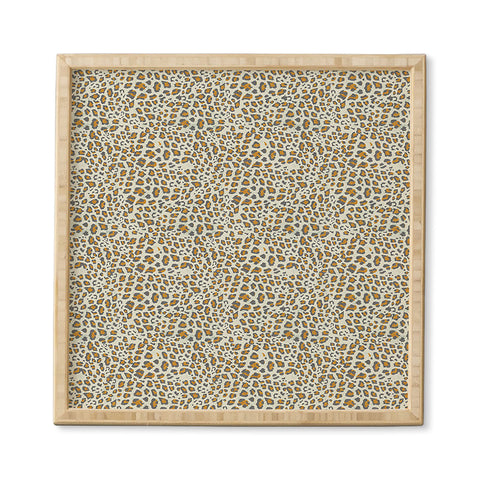 Holli Zollinger DECO LEOPARD GOLD Framed Wall Art