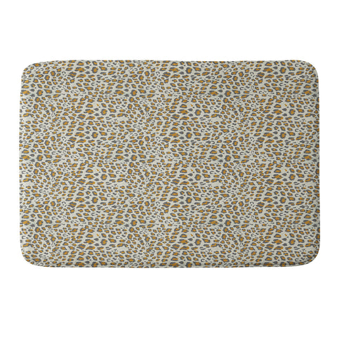 Holli Zollinger DECO LEOPARD GOLD Memory Foam Bath Mat