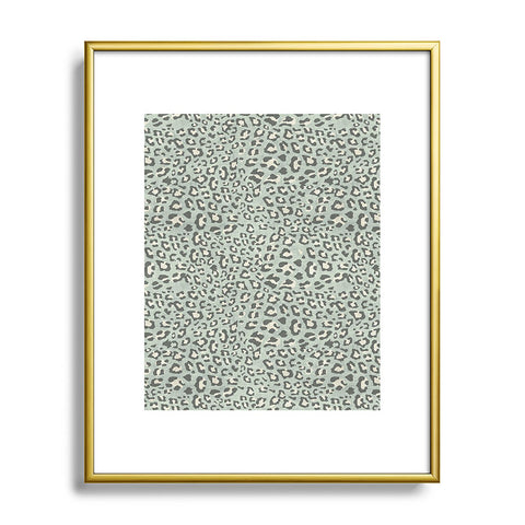 Holli Zollinger DECO LEOPARD Metal Framed Art Print