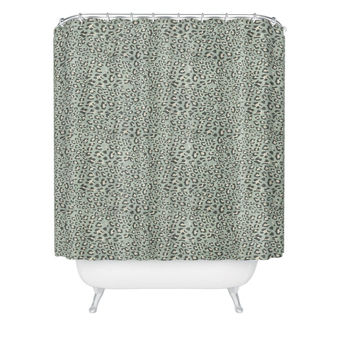 Holli Zollinger DECO LEOPARD Shower Curtain