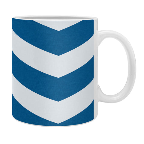 Holli Zollinger Denim Chevron Coffee Mug