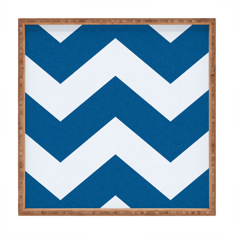 Holli Zollinger Denim Chevron Square Tray