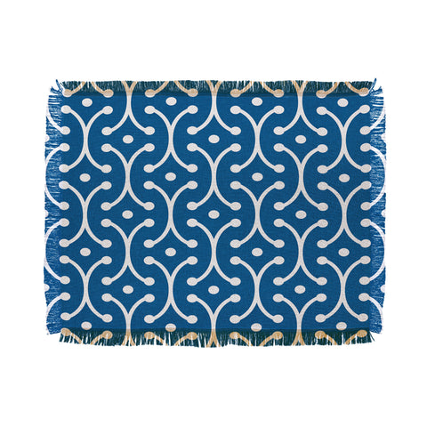 Holli Zollinger Denim Picket Throw Blanket