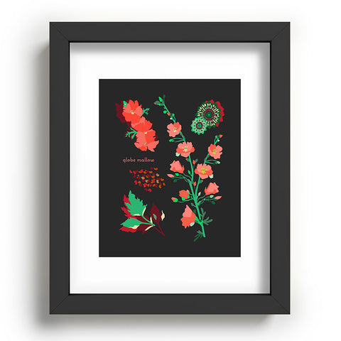 Holli Zollinger DESERT BOTANICAL GLOBE MALLOW Recessed Framing Rectangle