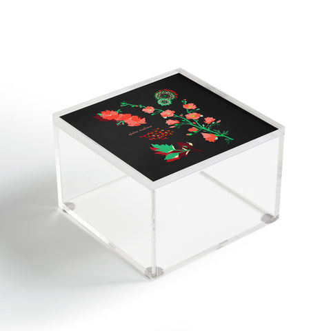 Holli Zollinger DESERT BOTANICAL GLOBE MALLOW Acrylic Box