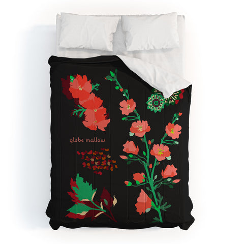 Holli Zollinger DESERT BOTANICAL GLOBE MALLOW Comforter