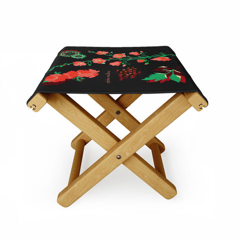 Holli Zollinger DESERT BOTANICAL GLOBE MALLOW Folding Stool
