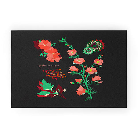 Holli Zollinger DESERT BOTANICAL GLOBE MALLOW Welcome Mat