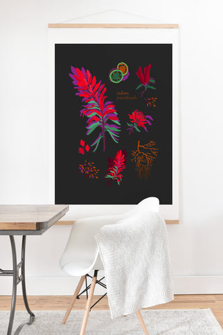 Holli Zollinger DESERT BOTANICAL INDIAN PAINTBRUSH Art Print And Hanger