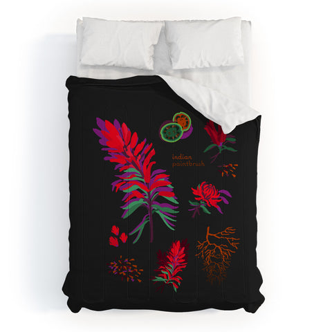 Holli Zollinger DESERT BOTANICAL INDIAN PAINTBRUSH Comforter