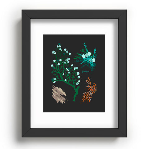 Holli Zollinger DESERT BOTANICAL JUNIPER Recessed Framing Rectangle