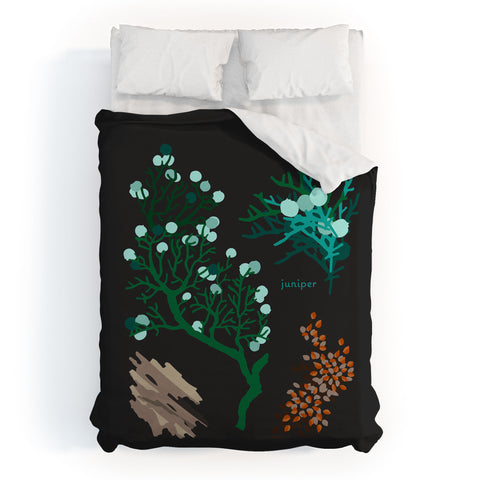 Holli Zollinger DESERT BOTANICAL JUNIPER Duvet Cover