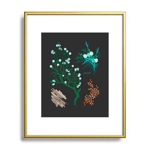 Holli Zollinger DESERT BOTANICAL JUNIPER Metal Framed Art Print
