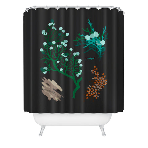 Holli Zollinger DESERT BOTANICAL JUNIPER Shower Curtain