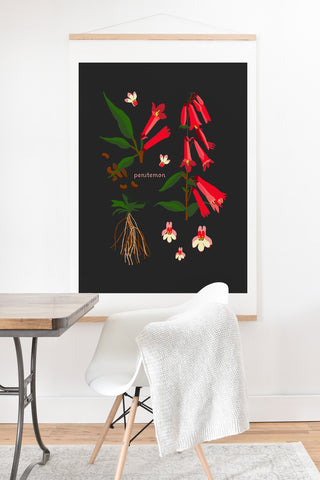 Holli Zollinger DESERT BOTANICAL PENSTEMON Art Print And Hanger