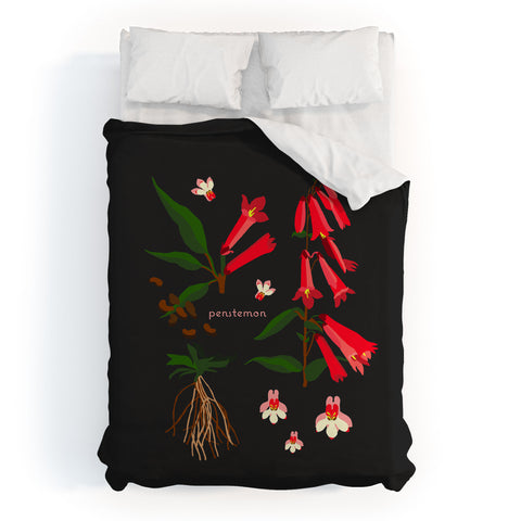 Holli Zollinger DESERT BOTANICAL PENSTEMON Duvet Cover