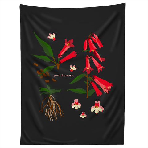 Holli Zollinger DESERT BOTANICAL PENSTEMON Tapestry