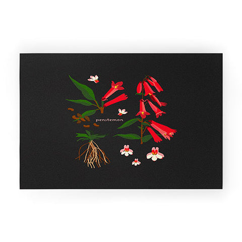 Holli Zollinger DESERT BOTANICAL PENSTEMON Welcome Mat