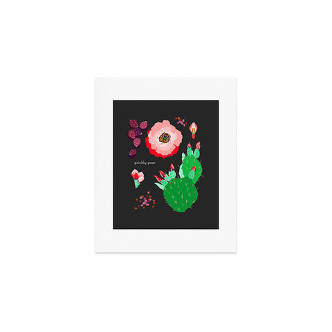 Holli Zollinger DESERT BOTANICAL PRICKLY PEAR Art Print