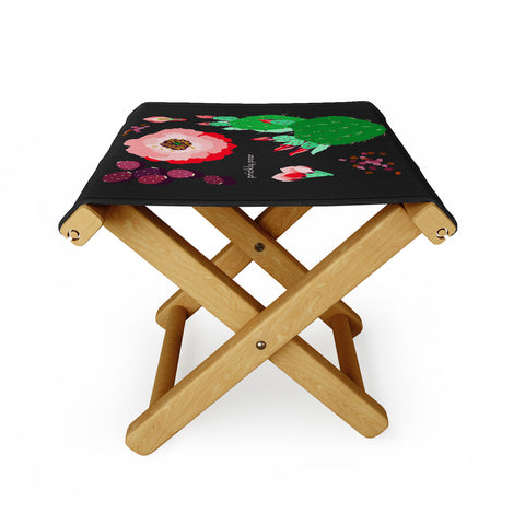 Holli Zollinger DESERT BOTANICAL PRICKLY PEAR Folding Stool