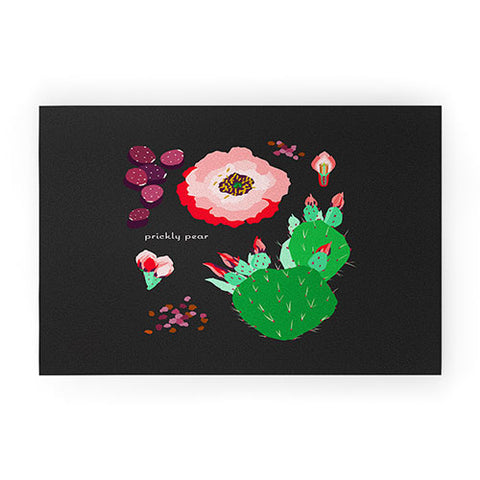 Holli Zollinger DESERT BOTANICAL PRICKLY PEAR Welcome Mat