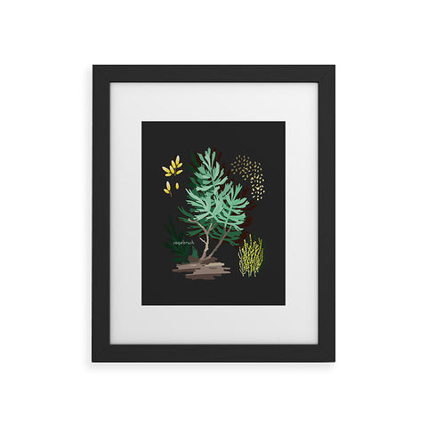 Holli Zollinger DESERT BOTANICAL SAGEBRUSH Framed Art Print