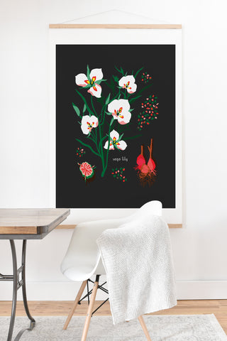 Holli Zollinger DESERT BOTANICAL SEGO LILY Art Print And Hanger