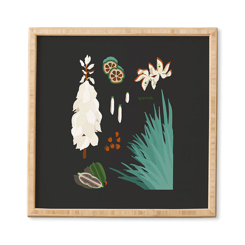 Holli Zollinger DESERT BOTANICAL YUCCA Framed Wall Art