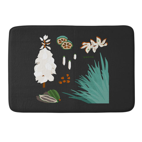 Holli Zollinger DESERT BOTANICAL YUCCA Memory Foam Bath Mat
