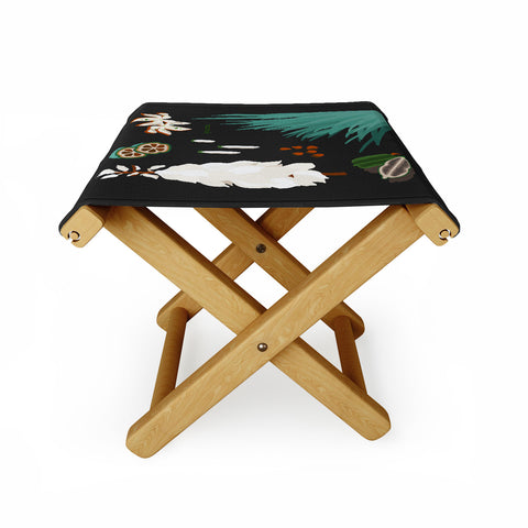 Holli Zollinger DESERT BOTANICAL YUCCA Folding Stool