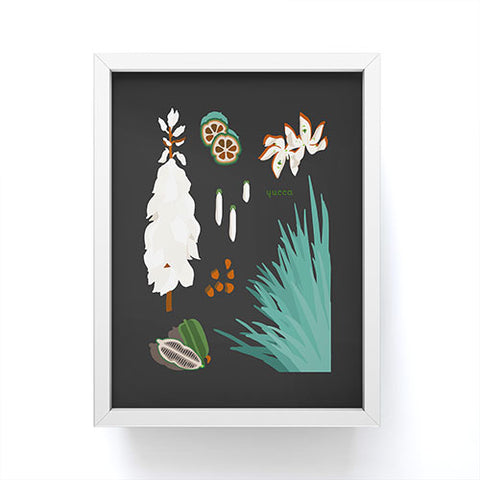Holli Zollinger DESERT BOTANICAL YUCCA Framed Mini Art Print
