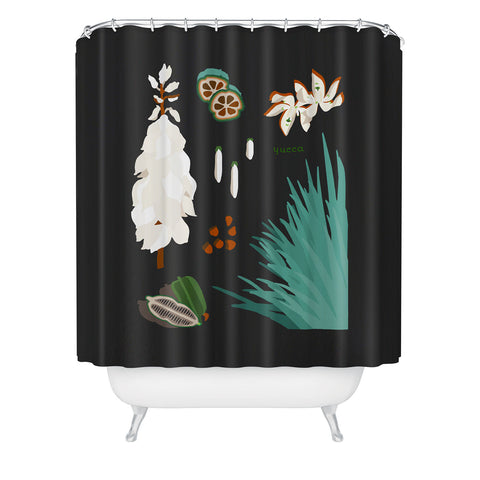 Holli Zollinger DESERT BOTANICAL YUCCA Shower Curtain