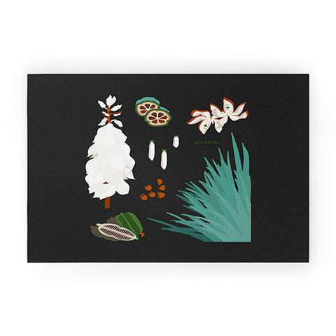 Holli Zollinger DESERT BOTANICAL YUCCA Welcome Mat