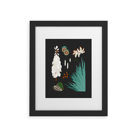 Holli Zollinger DESERT BOTANICAL YUCCA Framed Art Print